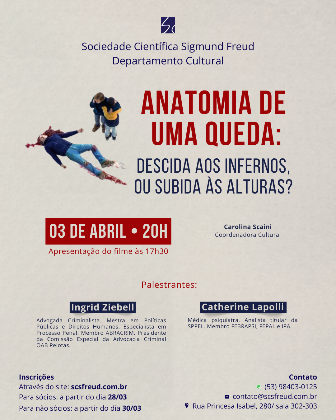 Anatomia de uma queda: descida aos infernos,  ou subida às alturas?