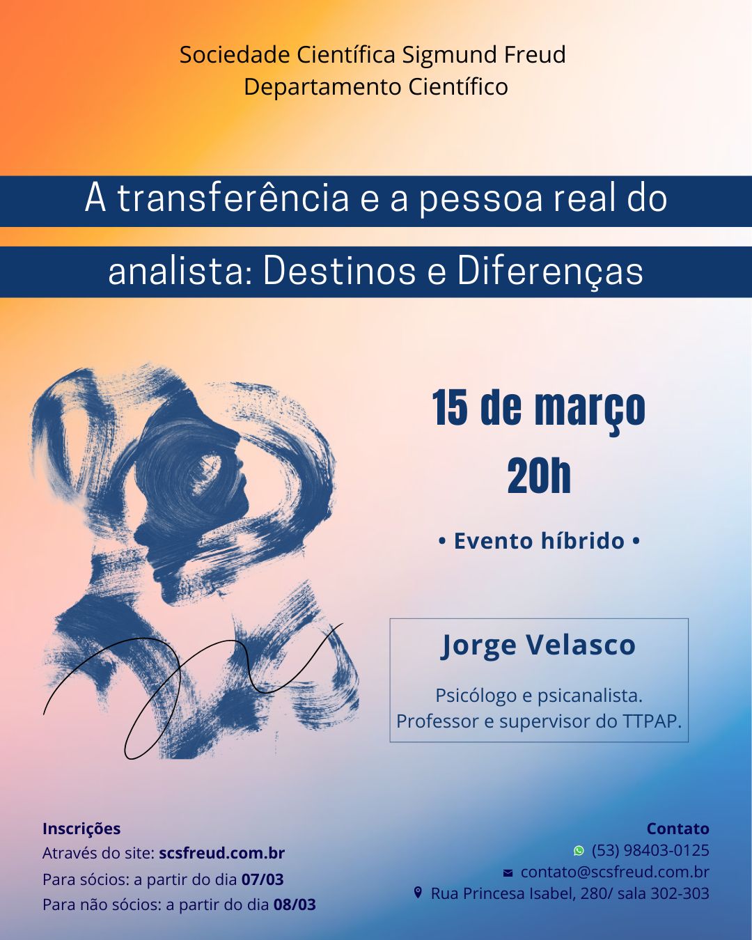A transferência e a pessoa real do analista Destinos e Diferenças