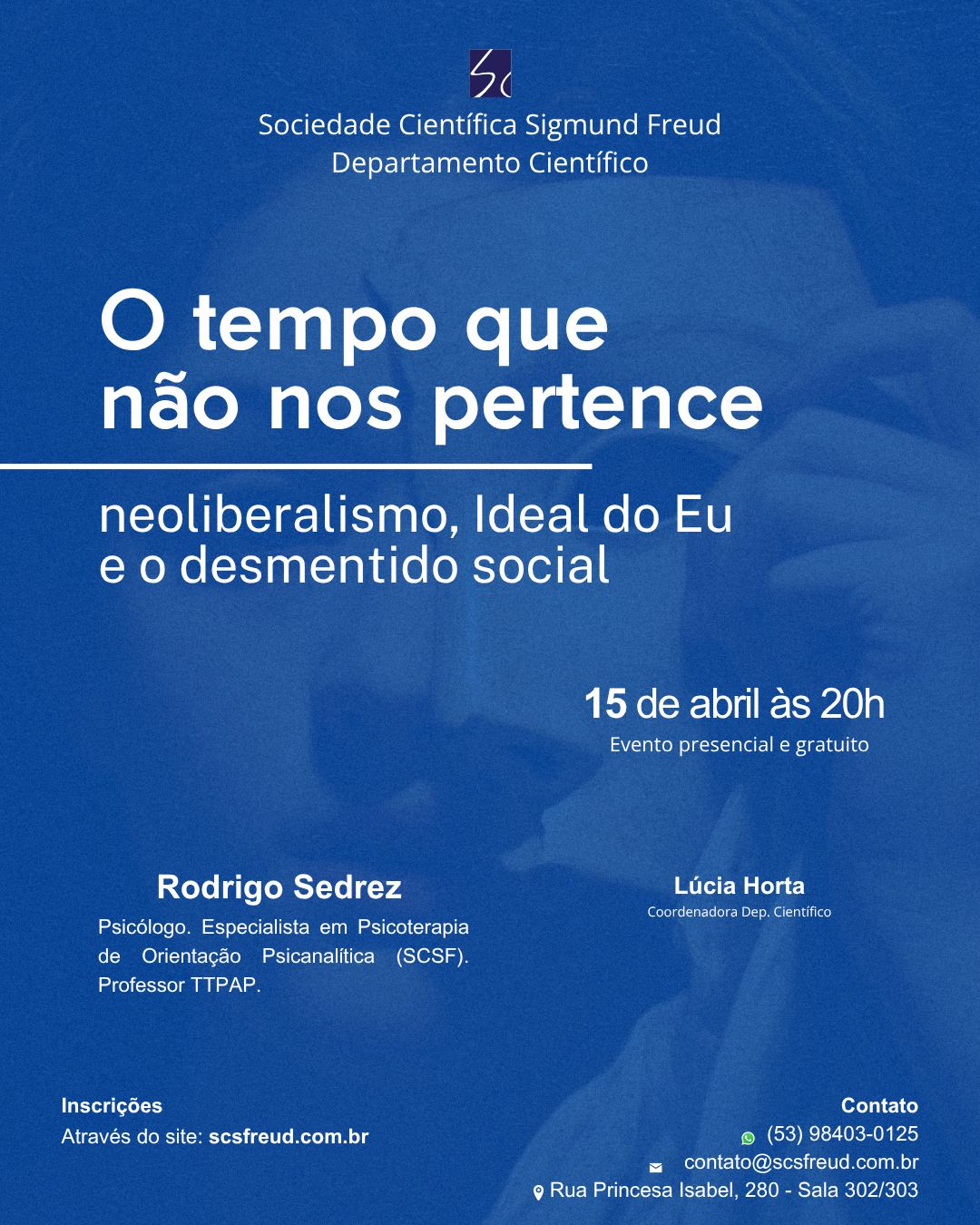 O tempo que não nos pertence: neoliberalismo, Ideal do Eu e o desmentido social
