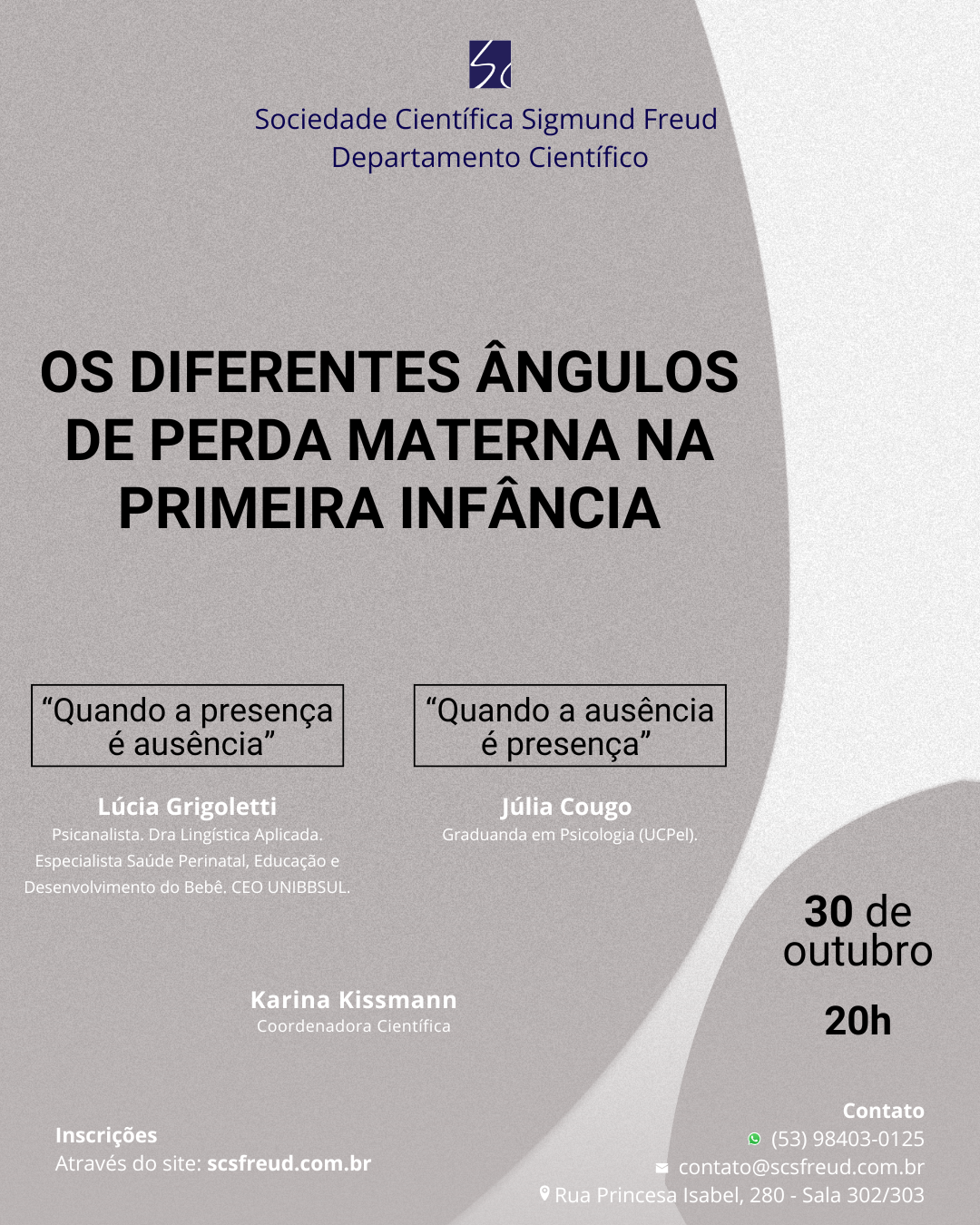 Os diferentes ângulos de perda materna na primeira infância